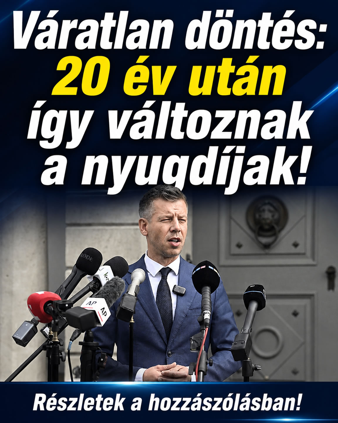 Változnak a nyugdíjak!