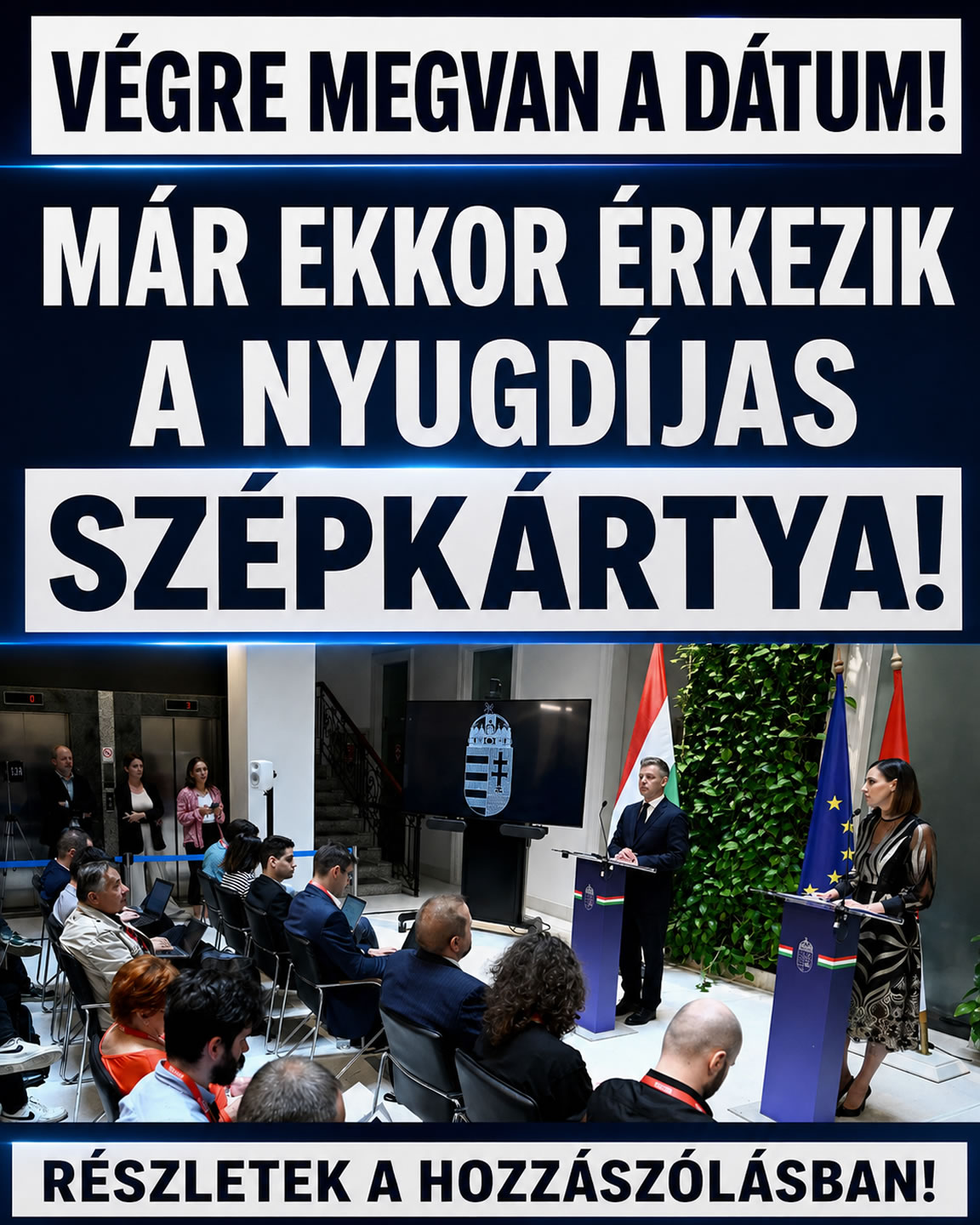 Végre megvan a dátum! Ekkor érkezik a nyugdíjas szépkártya!