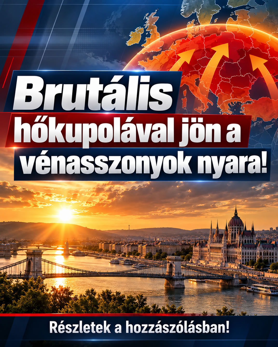 Brutális hőkupolával jön a vénasszonyok nyara!