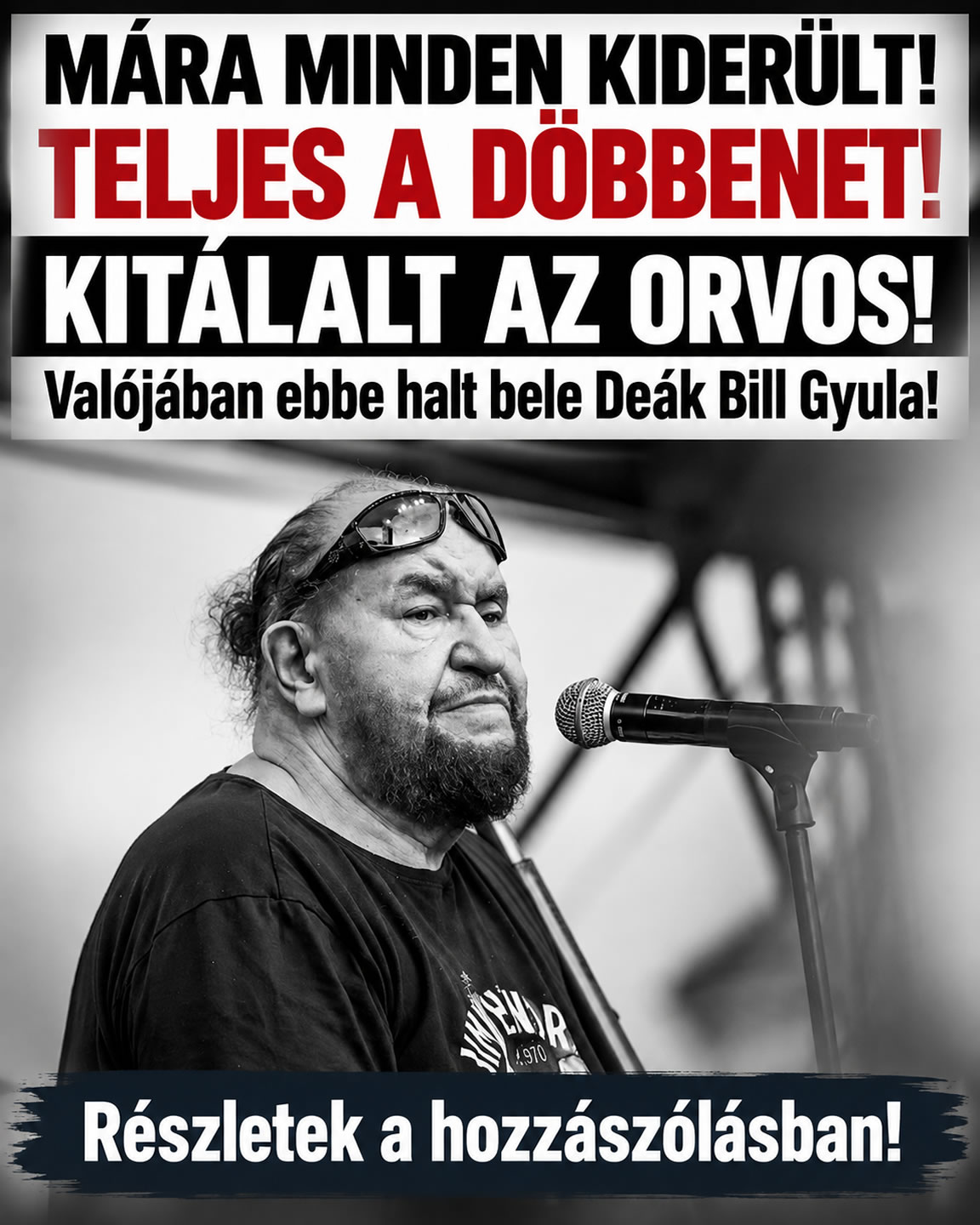 Teljes Döbbenet! Ebbe halt bele Deák Bill Gyula!