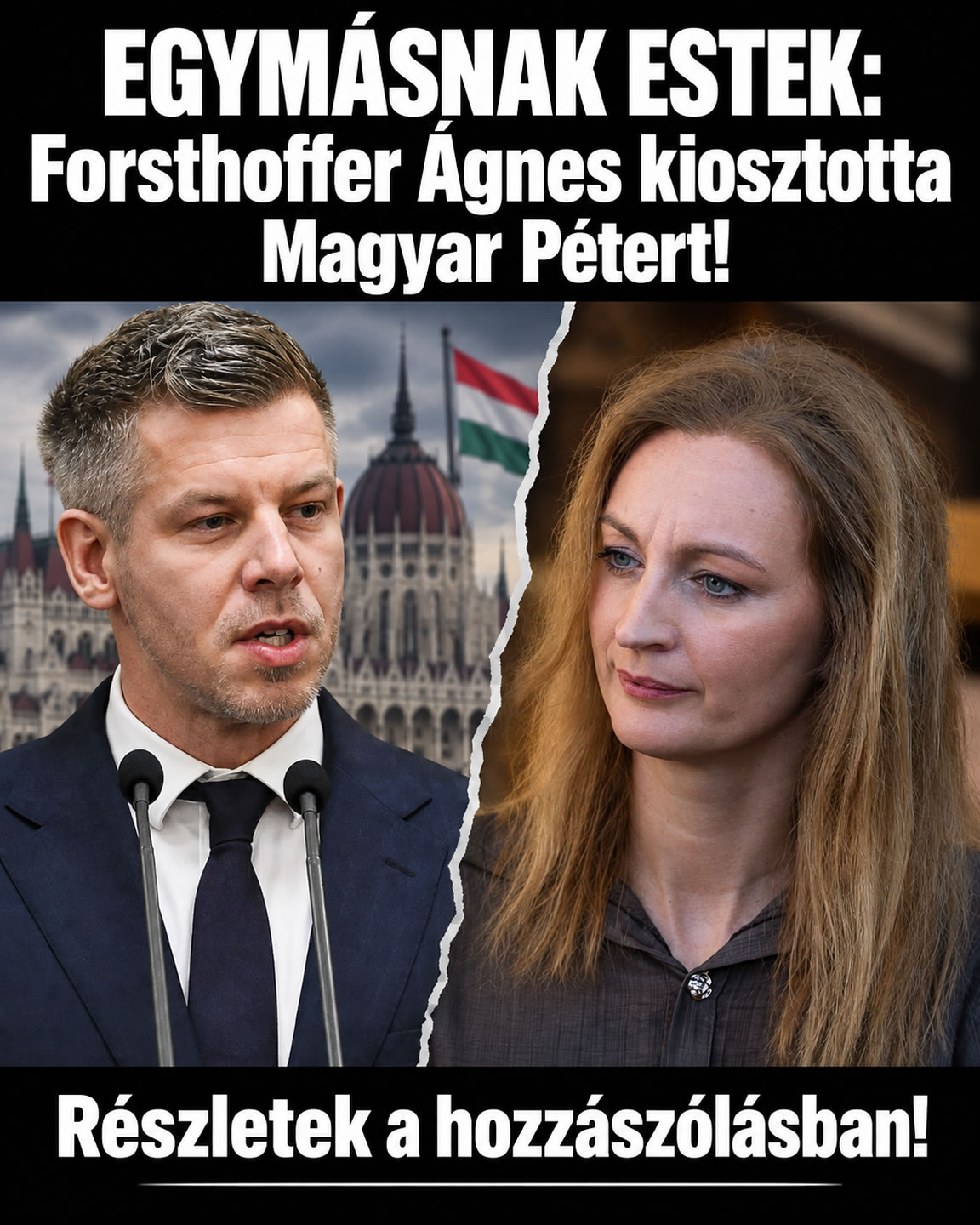 Forsthoffer Ágnes kiosztotta Magyar Pétert