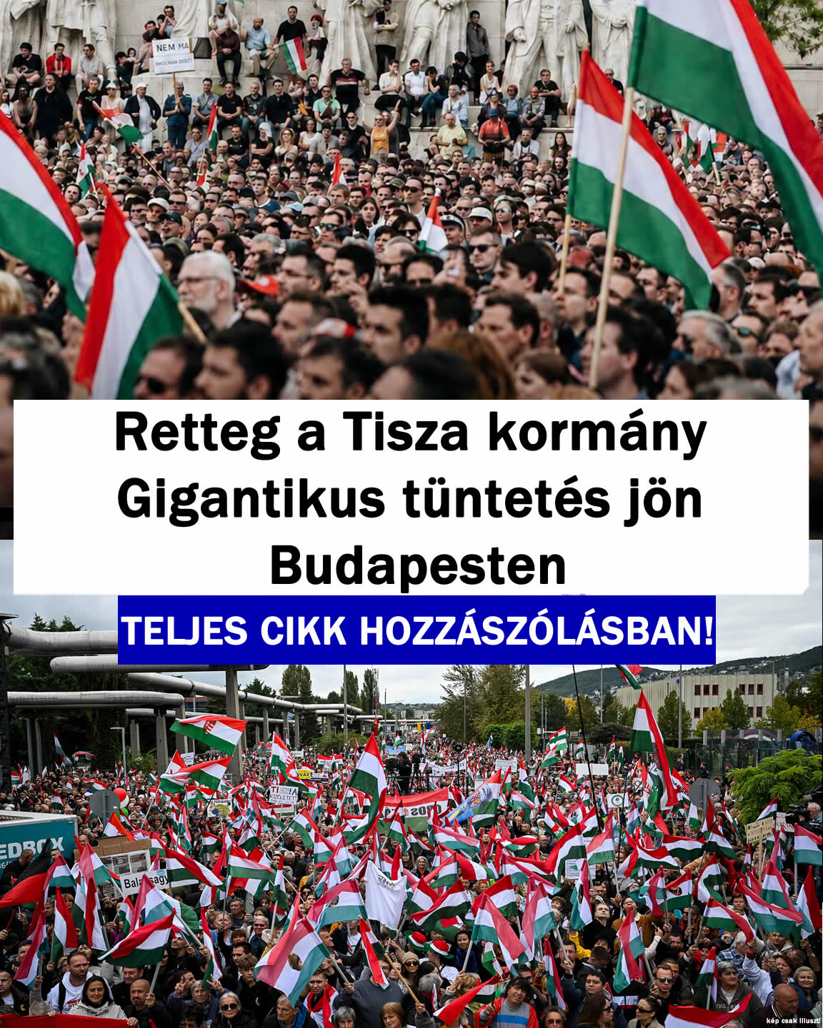 Gigantikus tüntetés jön Budapesten