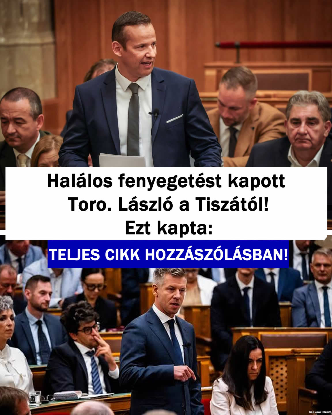 Nagyon nagy baj van a parlamentben!