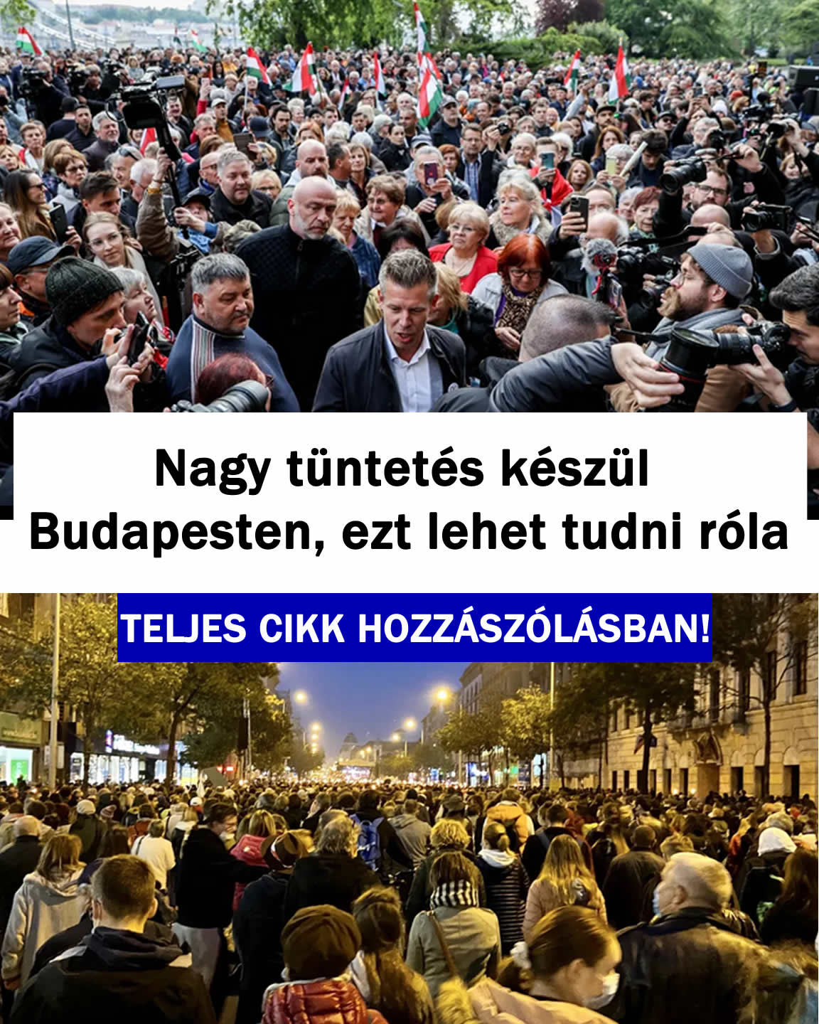 Nagy tüntetés készül Budapesten, ezt lehet tudni róla
