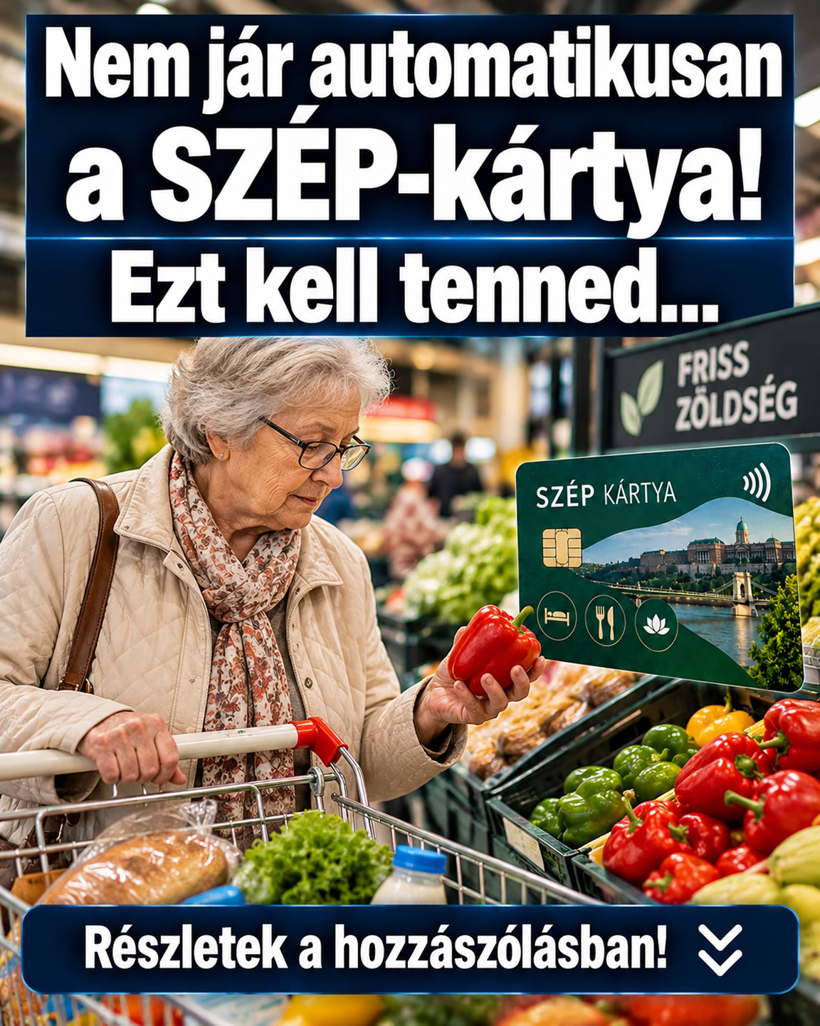 Nem jár automatikusan s SZÉP-kártya!