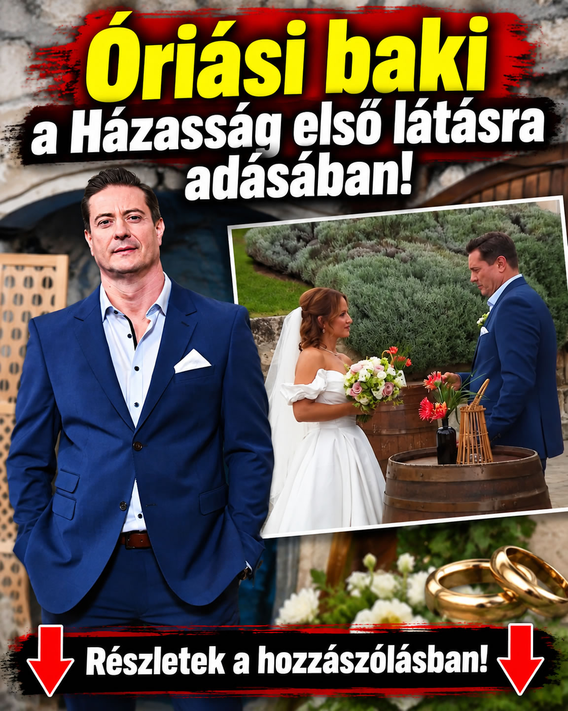 Óriási baki a Házasság első látásra adásában!