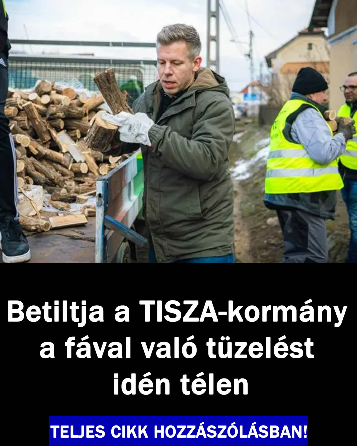 Tilos lesz a fával való tüzelés idén télen