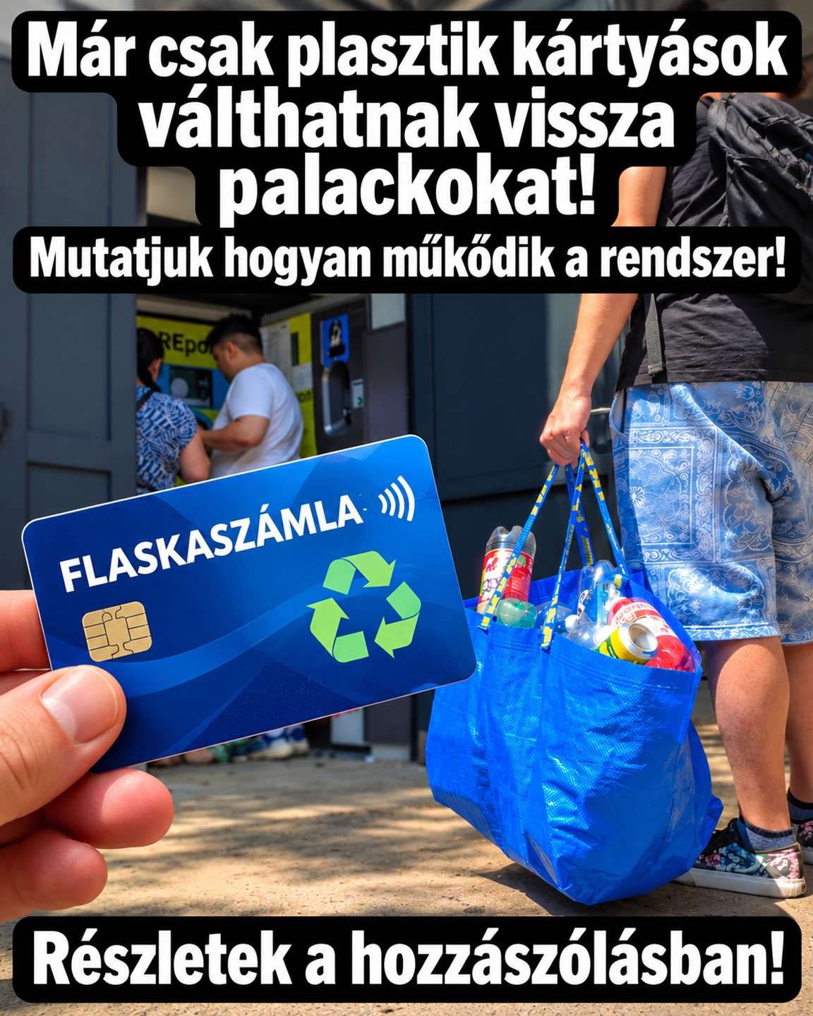 Már csak ezzel a kártyával váltható vissza a palack!