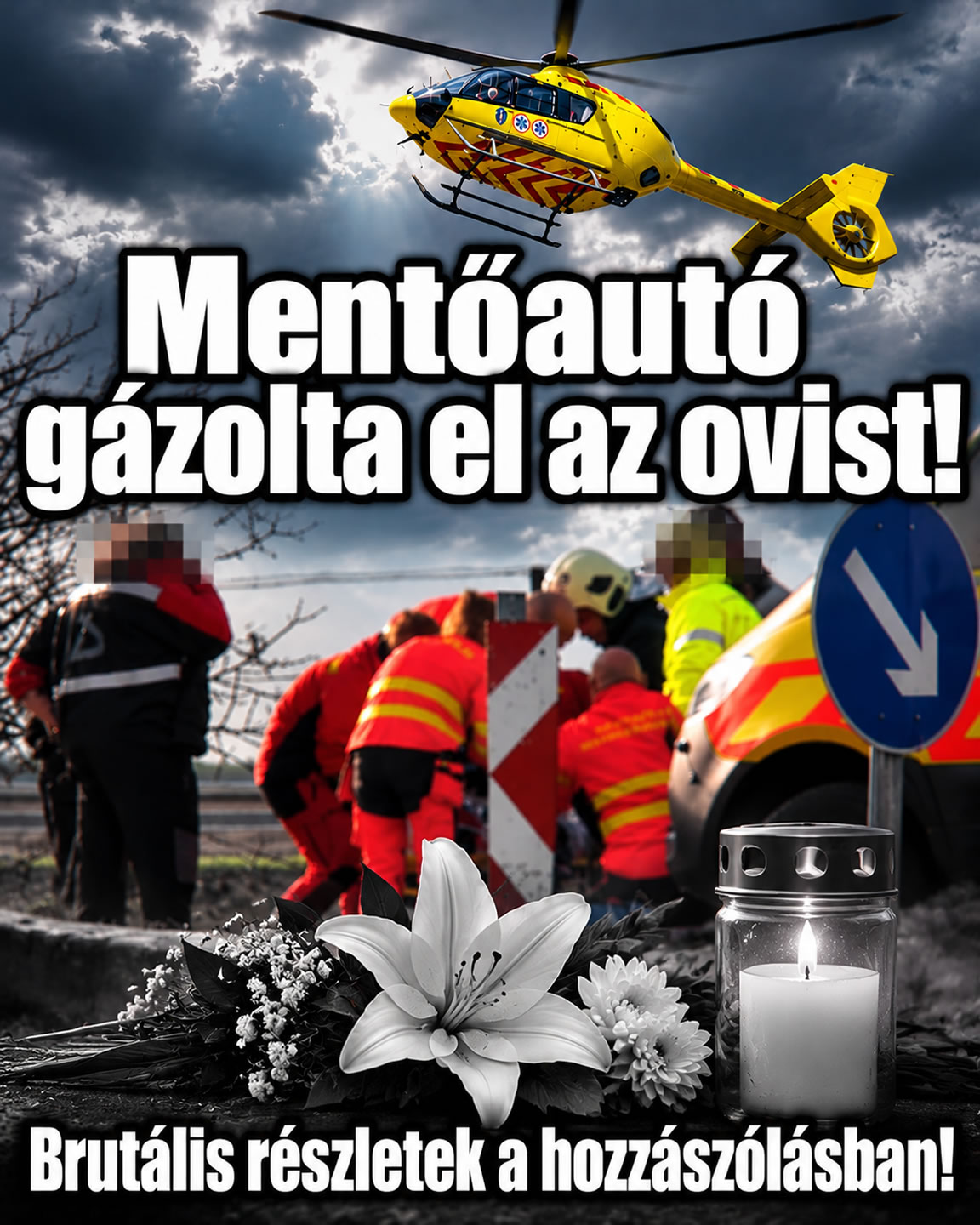 Mentőautó okozta a tragédiát!
