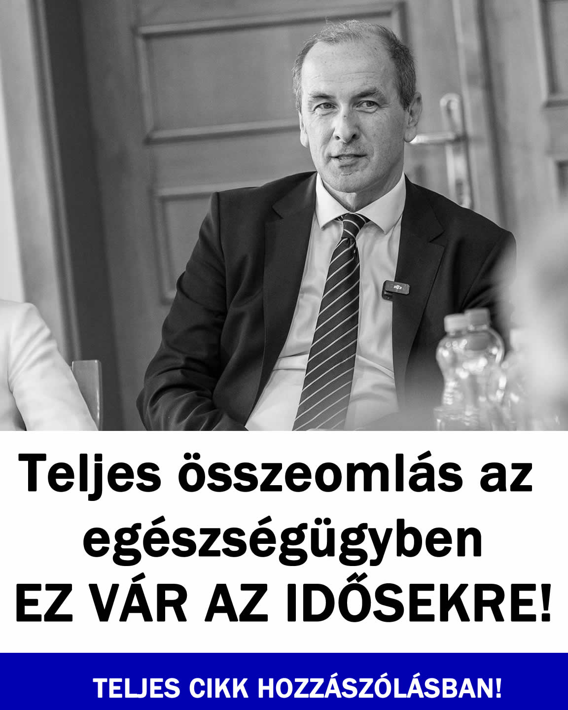 Teljes összeomlás az egészségügyben ez vár az IDŐSEKRE!